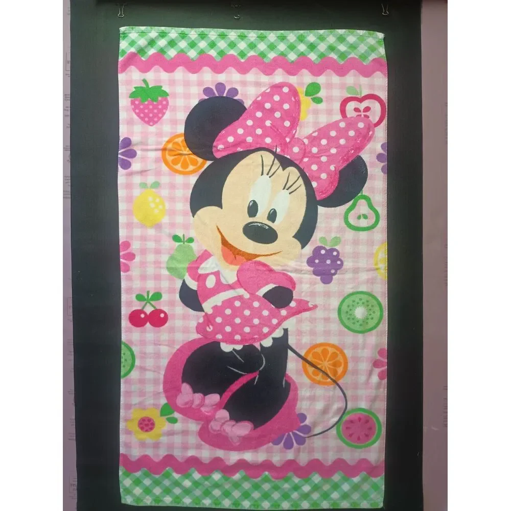 Disney Store Kid Mixed Fruit Minnie Mouse One Size‎ 100% Cotton Beach Towel